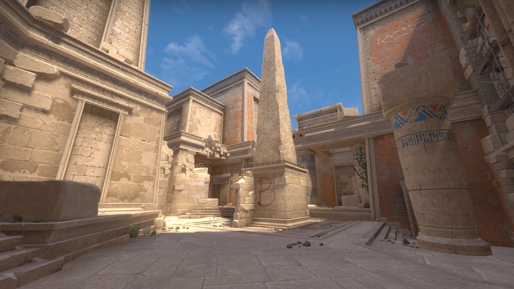 The B site of Anubis, as seen from the terrorists’ main entrance.