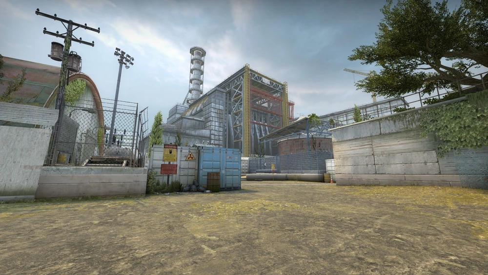 The T spawn of Cache in the new version of the map. 