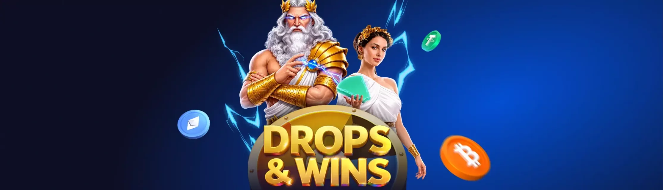 Drops & Wins 2026 promotion featuring Weekly Wheel Drops and €20,000 Daily Tournaments at Bitsler
